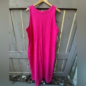 🎉NWT🎉Terra & Sky Hot Pink Bodycon Dress